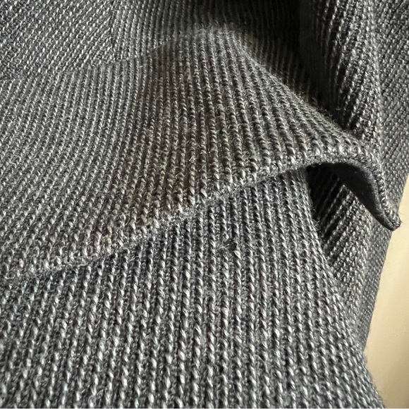 Akris Punto Textured Wool Peplum Pocket Blazer Dark Grey Size US 10 - Picture 6 of 12